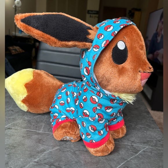 Build-A-Bear Pokémon Cute Plush Toy with Blue Hoodie - Picture 4 of 15